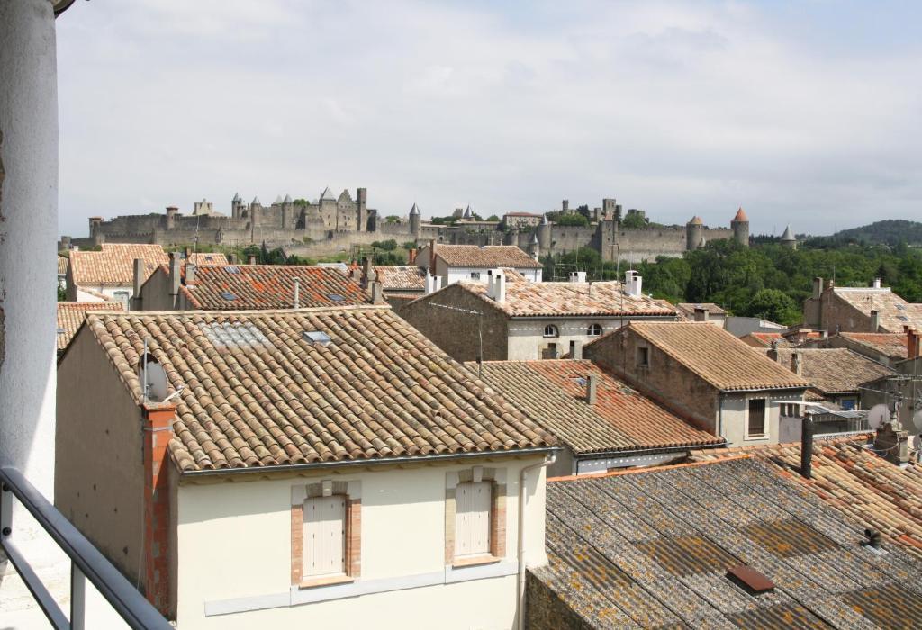 Appartement Le Saint Paul - Les Balcons De La Cite การ์กาซอน ภายนอก รูปภาพ